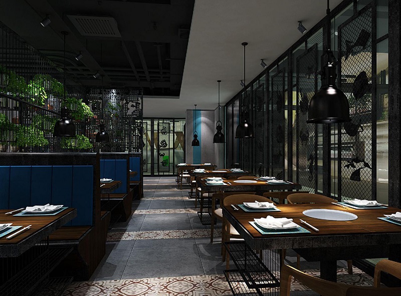 小火鍋店裝修設(shè)計，小型火鍋店廚房布局設(shè)計